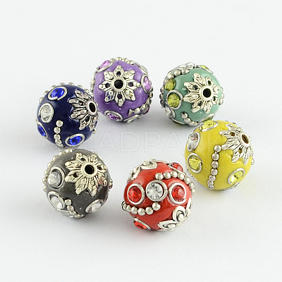 Handmade Indonesia Beads X-IPDL-Q010-36M-1