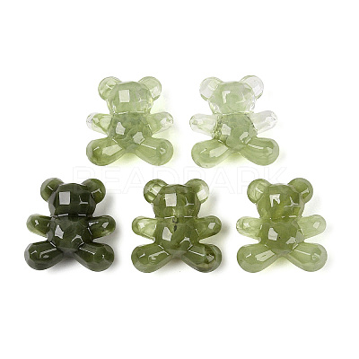 Opaque Acrylic Beads OACR-H038-25A-1