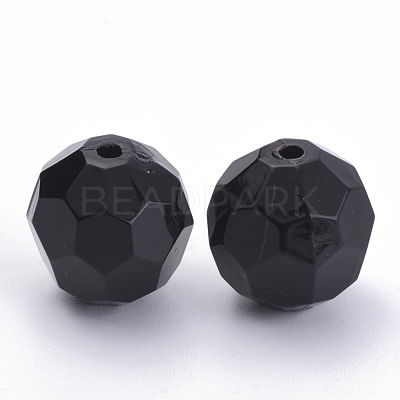 Opaque Acrylic Beads SACR-S300-05C-02-1