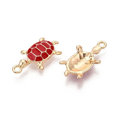 Alloy Enamel Pendants PALLOY-T092-26G-04-1