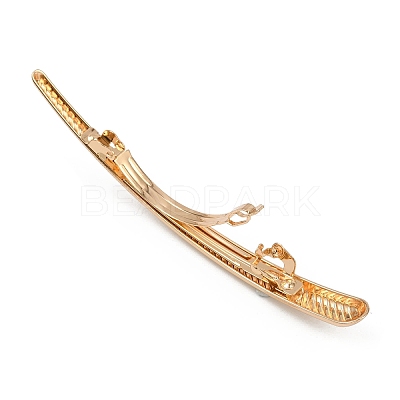 Alloy with Iron Clip Hair Barrettes LS-PHAR-G014-05B-G-1