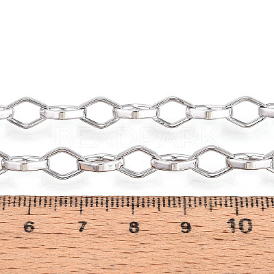 Brass Rhombus Link Chains CHC-T018-44P-1