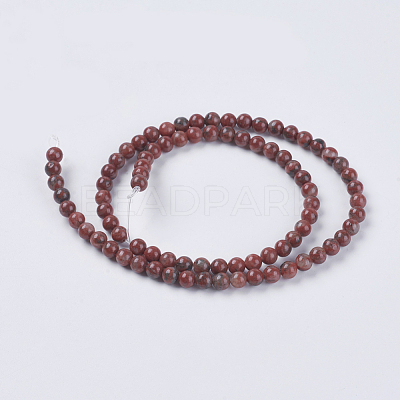 Natural Mixed Gemstone and Dyed Jade Beads Strands G-G151-4mm-M2-1