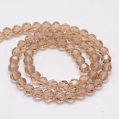 Glass Beads Strands EGLA-J042-6mm-21-1