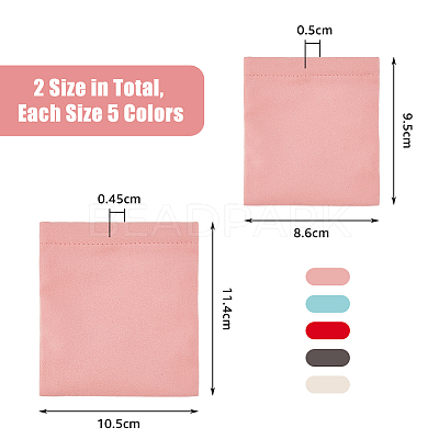 20Pcs 10 Style Square Mini Velvet Multipurpose Shrapnel Makeup Bags ABAG-DC0001-02-1