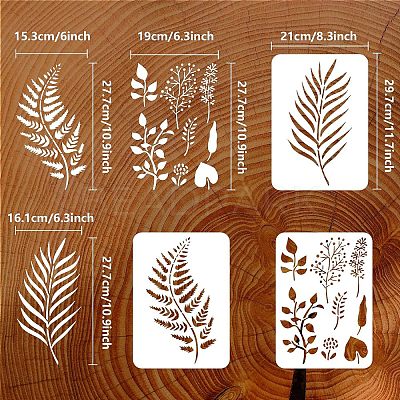 Plastic Drawing Painting Stencils Templates DIY-WH0172-1020-1