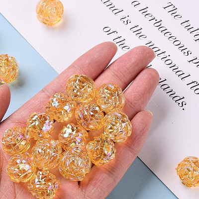Transparent Acrylic Beads LS-TACR-S154-31C-919-1
