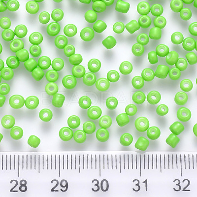 12/0 Baking Paint Glass Round Seed Beads SEED-S036-01A-16-1