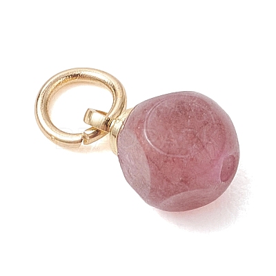 Natural Multicolor Tourmaline Faceted Dice Charms PALLOY-JF05110-01-1