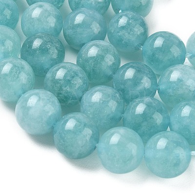 Dyed Natural Malaysia Jade Beads Strands G-G021-01D-08-1