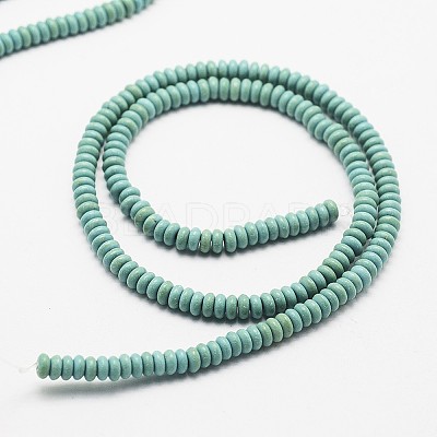 Synthetic Turquoise Bead Strands G-P286-05-4mm-01-1