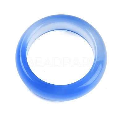 Dyed & Heated Natural Agate Finger Rings for Women RJEW-Z075-02R-1