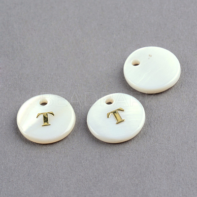 Freshwater Shell Pendants SSHEL-S249-T-1