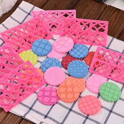 Food Grade Plastic Cookie Printing Moulds LS-DIY-K009-54A-1