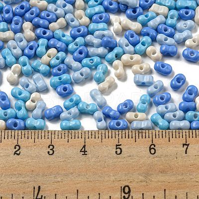 Opaque Baking Paint Glass Seed Beads SEED-K009-01A-29-1