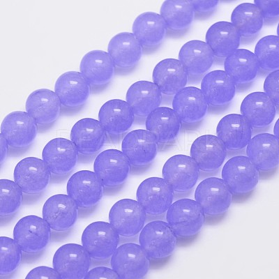 Natural & Dyed Malaysia Jade Bead Strands G-A146-8mm-A19-1