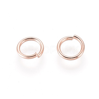 304 Stainless Steel Open Jump Rings STAS-O098-01RG-17-1