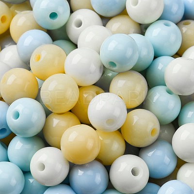 Opaque Acrylic Beads SACR-Q004-02G-1