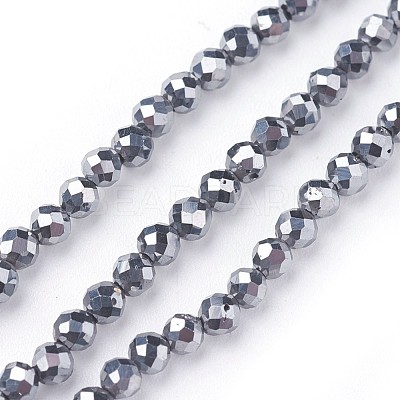 Terahertz Stone Beads Strands G-F619-18-3mm-1