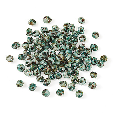 Picasso Glass Seed Beads SEED-TADJ0001-05B-1