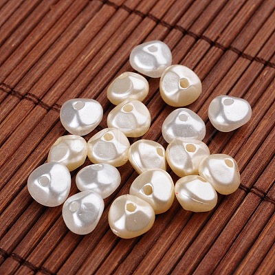 Nuggets Imitation Pearl Acrylic Beads  OACR-L004-4091-1
