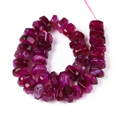 Natural Agate Beads Strands G-N356-01A-11-1
