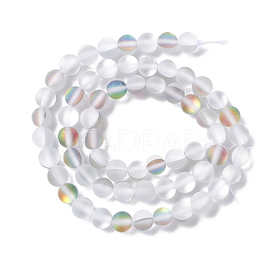 Synthetic Moonstone Beads Strands G-E573-01A-14-1