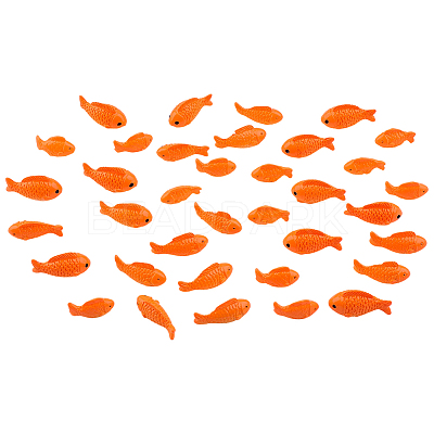 36Pcs 3 Styles Fish Resin Ornaments RESI-CN0001-03-1