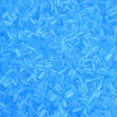 Transparent Glass Bugle Beads SEED-N005-001-C12-1