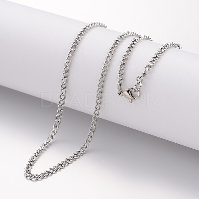 Non-Tarnish 304 Stainless Steel Necklace LS-MAK-K004-12P-1