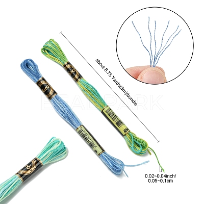 6-Ply Polyester Embroidery Floss OCOR-FZ0001-01J-1