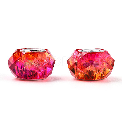 Transparent Resin European Beads RPDL-T003-08I-1