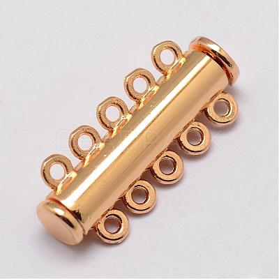 Alloy Magnetic Slide Lock Clasps PALLOY-P103-04-1
