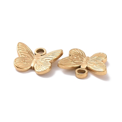Ion Plating(IP) 304 Stainless Steel Charms X-STAS-C059-04G-1