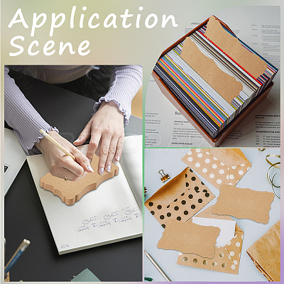 50Pcs DIY Paper Blank Greeting Cards AJEW-CP0010-26A-01-1