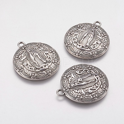 Alloy Lady of Guadalupe Pendants LS-PALLOY-A20033-AS-FF-1
