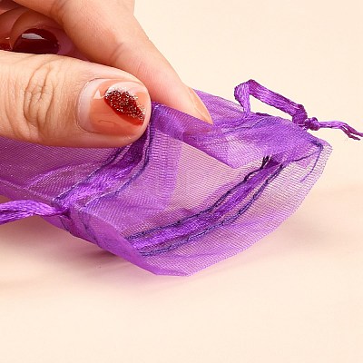 Organza Gift Bags with Drawstring OP-R016-7x9cm-20-1
