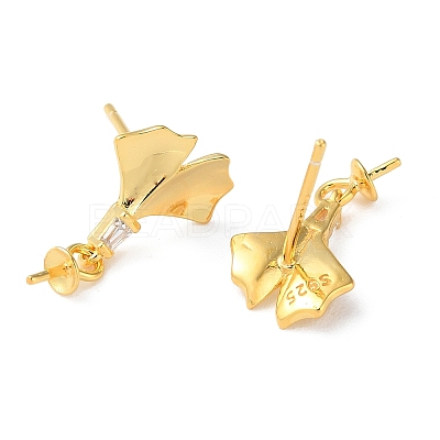 925 Sterling Silver Stud Earring Findings STER-M115-20G-1