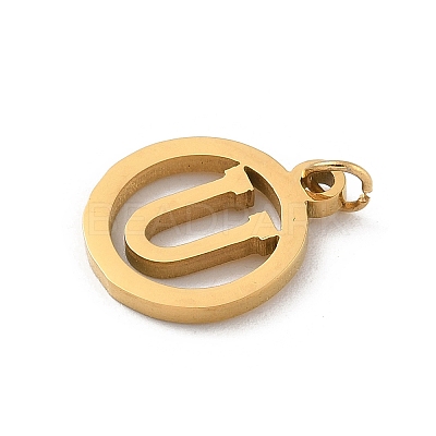 304 Stainless Steel Charms
with Jump Ring STAS-R001-02G-U-1