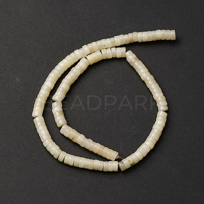 Natural White African Opal Beads Strands G-L624-I19-3x6mm-1