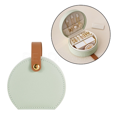 PU Leather Mini Jewelry Storage Box AJEW-Z011-01A-1