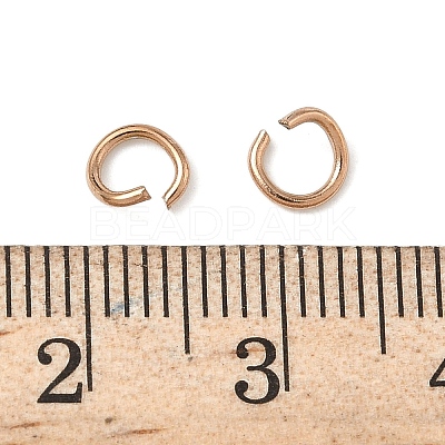 304 Stainless Steel Open Jump Rings STAS-Z150-01B-RG-1