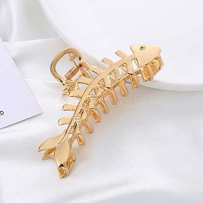 Fishbone Zinc Alloy Claw Hair Clips PW-WG608A4-01-1