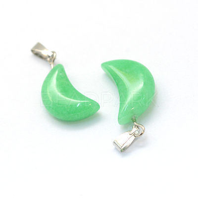 Moon Dyed Natural Malaysia Jade Pendants LS-G-Q369-15-1