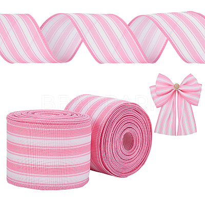 Burlap Ribbons SRIB-WH0011-384D-1