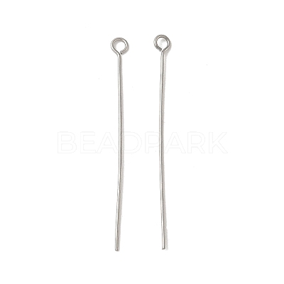 304 Stainless Steel Eye Pins STAS-K293-13P-0.6x40mm-1