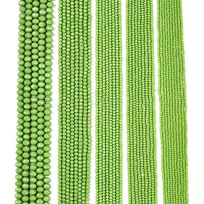 Opaque Solid Color Imitation Jade Glass Beads Strands EGLA-A044-P3mm-D30-1