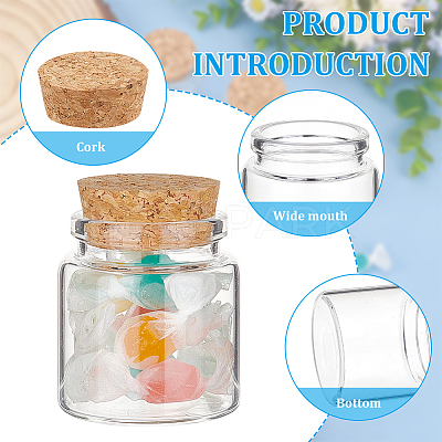 Empty Glass Bottle AJEW-WH0470-43A-1