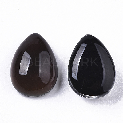 Translucent Glass Cabochons GLAA-T023-01B-1