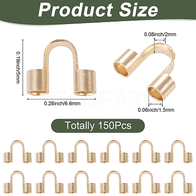 150Pcs 304 Surgical Stainless Steel Wire Guardian and Protectors STAS-TA0006-35C-G-1